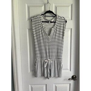 Three Dots Striped Romper